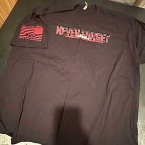 Black 'Never Forget' T-Shirt